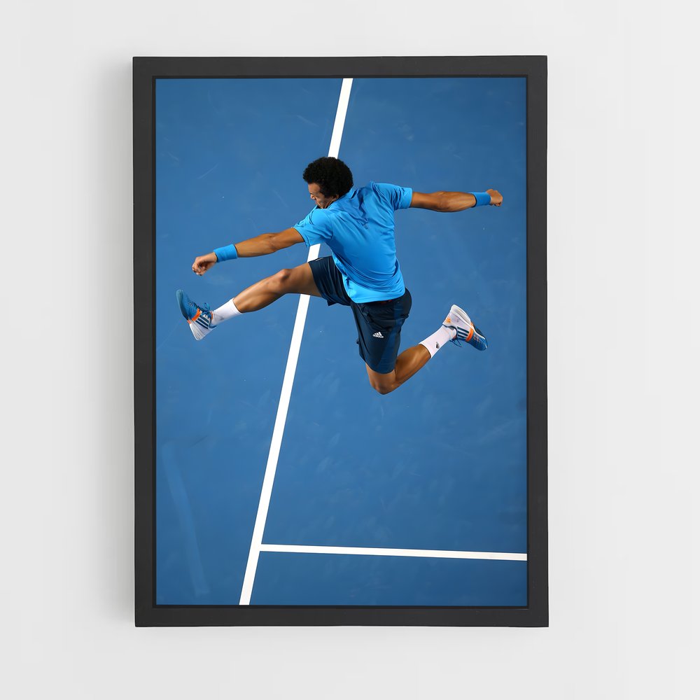 Poster Saut de Jo – affiche Tennis (vue 2)